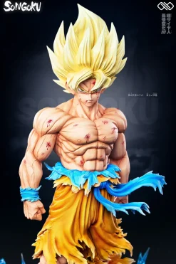 1/6 & 1/4 & 1/2 Scale First Meet Super Saiyan Son Goku - Dragon Ball Resin Statue - Unlimited Studios