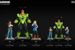 1/6 & 1/4 Scale Android 16 & Android 17 & Android 18 - Dragon Ball Resin Statue - Unlimited Studios