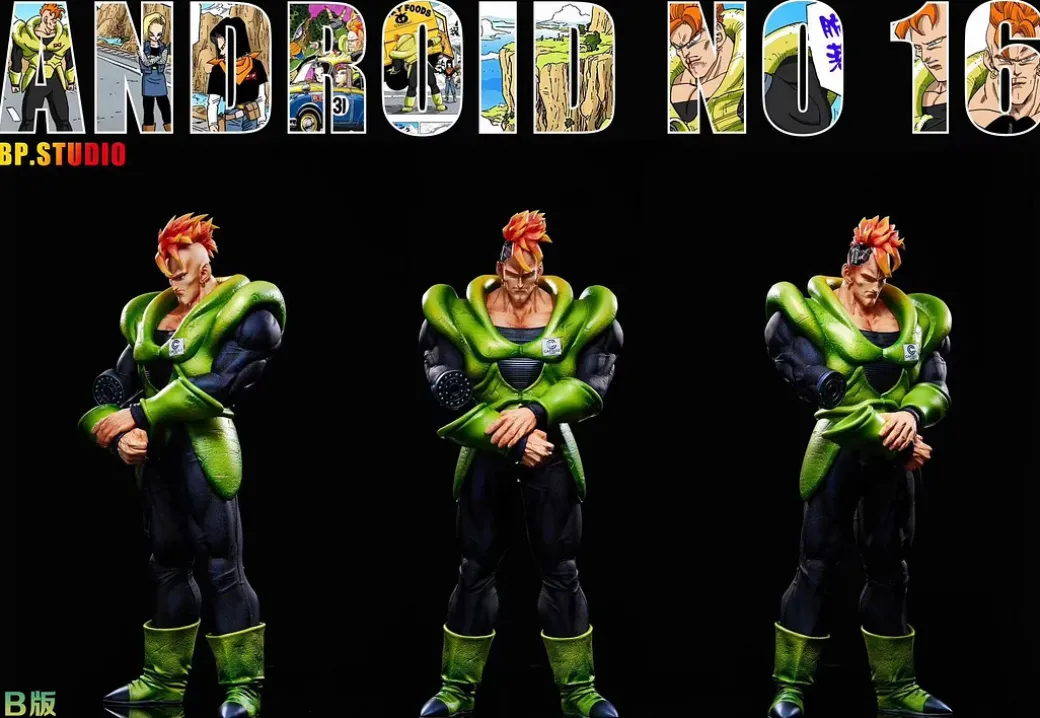 1/6 & 1/4 Scale Android 16 - Dragon Ball Resin Statue - BP Studios