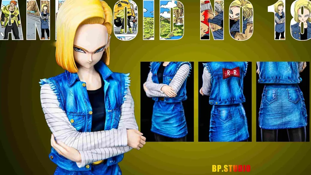 1/6 & 1/4 Scale Android 18/ Lazuli - Dragon Ball Resin Statue - BP Studios