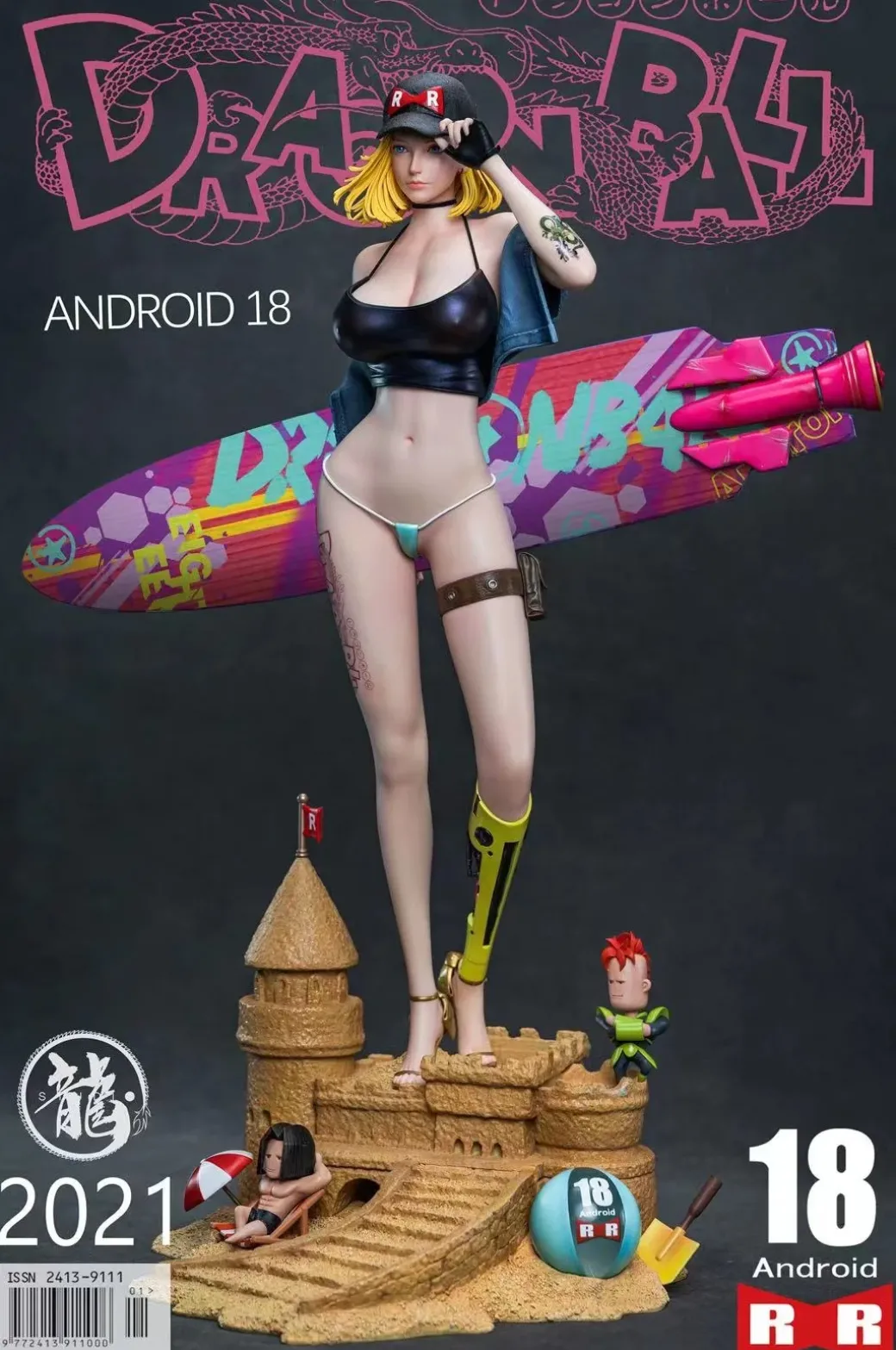 1/4 & 1/6 Scale Android 18/ Lazuli - Dragon Ball Resin Statue - Dragon Studios