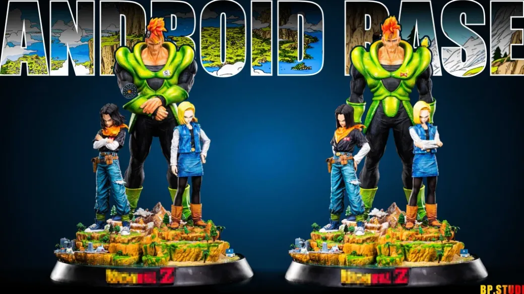 1/6 & 1/4 Scale Androids Base ONLY - Dragon Ball Resin Statue - BP.Studio