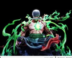 1/6 & 1/4 Scale Awakened Roronoa Zoro with LED - ONE PIECE Resin Statue - LAST SLEEP Studios