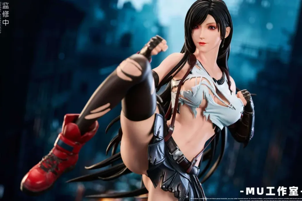 1/6 & 1/4 Scale Battle Tifa Lockhart - (FF7) Final Fantasy VII Resin Statue - MU Studio