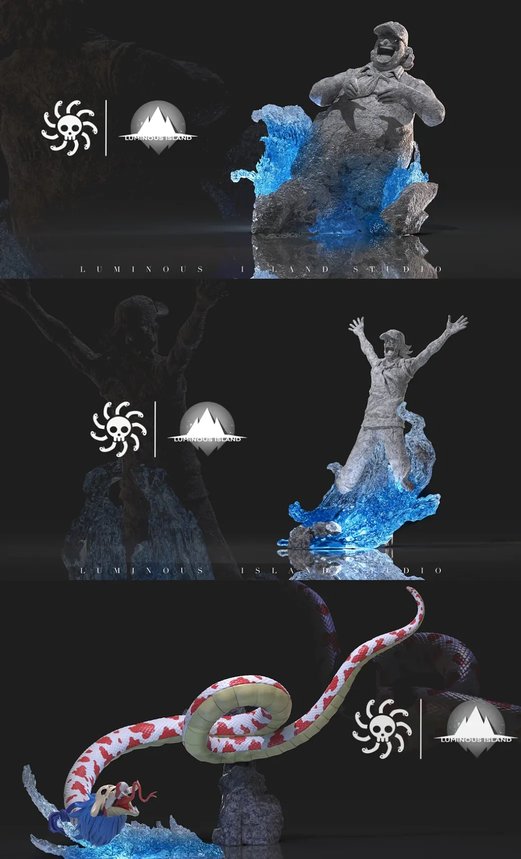 1/8 & 1/6 Scale Boa Hancock Accessories Pcs - ONE PIECE Resin Statue - Luminous Island Studio