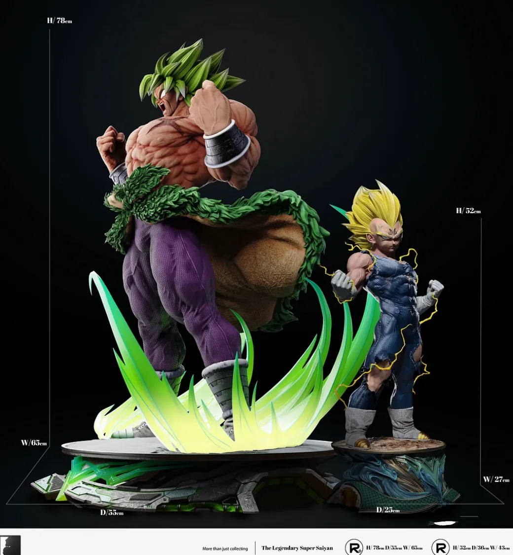 1/6 & 1/4 Scale Broly - Dragon Ball Resin Statue - LAST SLEEP Studios