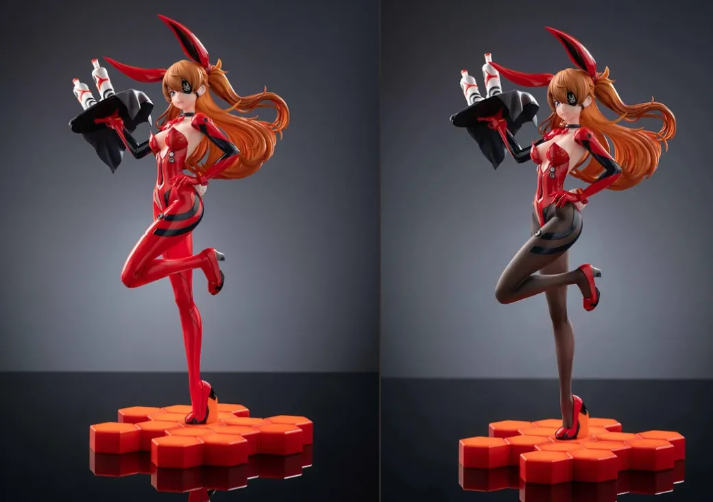 1/7 & 1/4 Scale Bunny Girls Asuka Langley Soryu - (EVA) Neon Genesis EVAngelion Statue - SunBird Studio