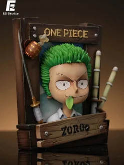 1/8 & 1/4 Scale Chibi Frame Series Monkey D. Luffy & Tony Tony Chopper & Roronoa Zoro & Nami - ONE PIECE Resin Statue - E2 Studio