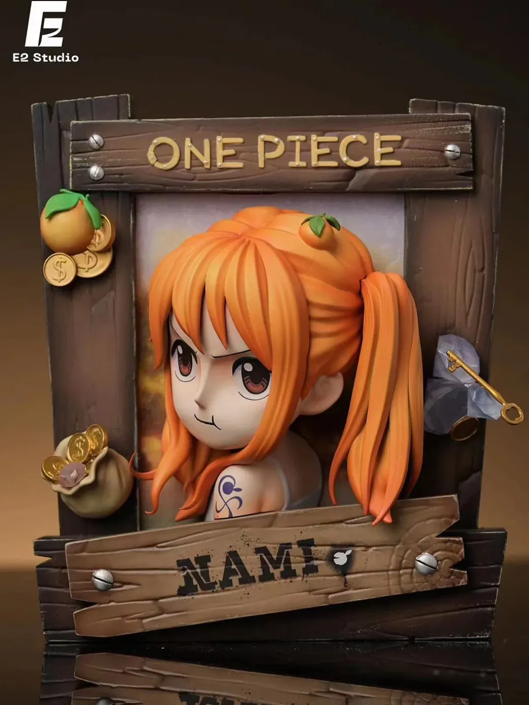 1/8 & 1/4 Scale Chibi Frame Series Monkey D. Luffy & Tony Tony Chopper & Roronoa Zoro & Nami - ONE PIECE Resin Statue - E2 Studio