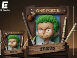 1/8 & 1/4 Scale Chibi Frame Series Monkey D. Luffy & Tony Tony Chopper & Roronoa Zoro & Nami - ONE PIECE Resin Statue - E2 Studio