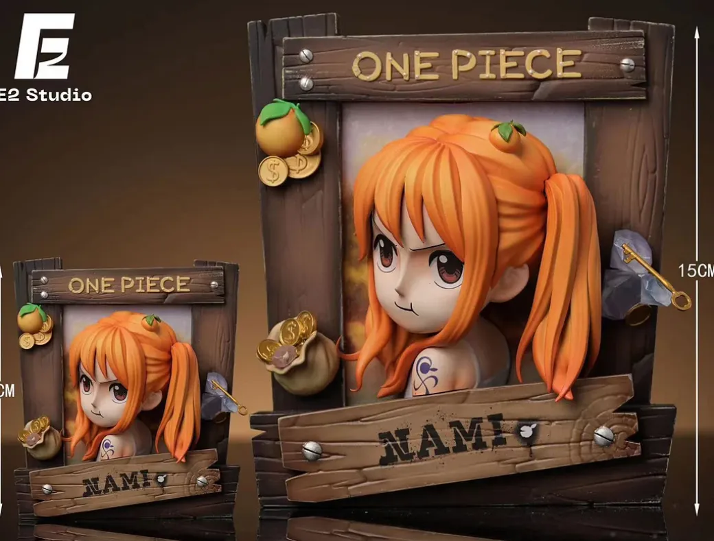 1/8 & 1/4 Scale Chibi Frame Series Monkey D. Luffy & Tony Tony Chopper & Roronoa Zoro & Nami - ONE PIECE Resin Statue - E2 Studio