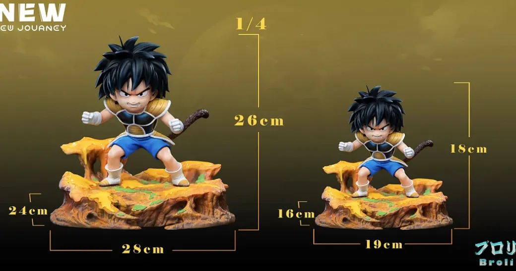 1/6 & 1/4 Scale Childhood Broly - Dragon Ball Resin Statue - New Journey Studio