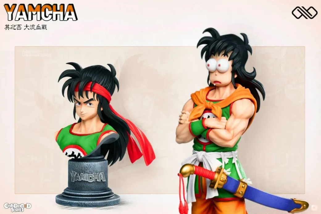 1/6 & 1/4 Scale Childhood Series Yamcha & Oolong & Puar - Dragon Ball Resin Statue - Unlimited Studios