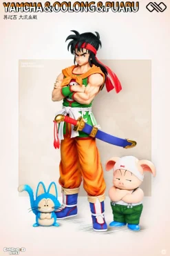 1/6 & 1/4 Scale Childhood Series Yamcha & Oolong & Puar - Dragon Ball Resin Statue - Unlimited Studios
