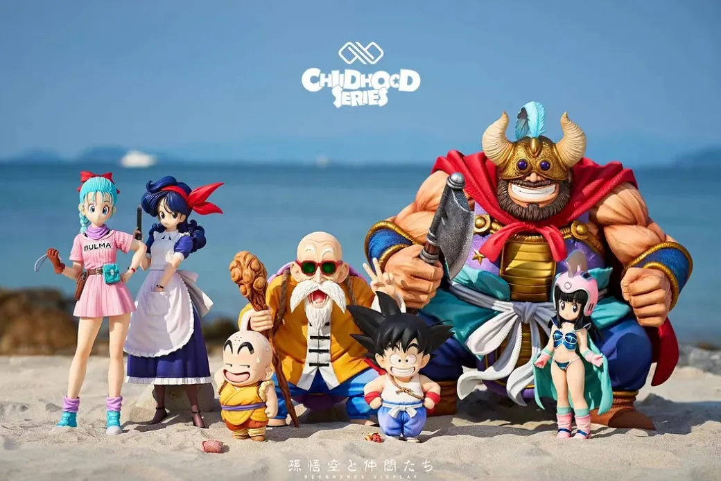 1/6 & 1/4 Scale Childhood Series 003 Ox-King & Chi-Chi - Dragon Ball Resin Statue - Unlimited Studios