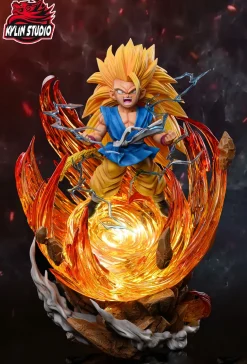 1/6 & 1/4 Scale Childhood Super Saiyan 3 Son Goku - Dragon Ball Resin Statue - Kylin Studio