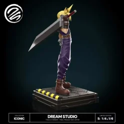 1/6 & 1/4 Scale Cloud Strife - (FF7) Final Fantasy VII Resin Statue - Dream-Studio