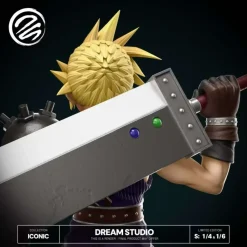 1/6 & 1/4 Scale Cloud Strife - (FF7) Final Fantasy VII Resin Statue - Dream-Studio