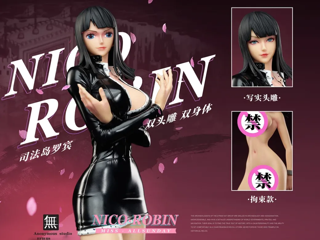 1/6 & 1/4 Scale Enies Lobby Arc Nico Robin - ONE PIECE Resin Statue - Anonymous Studios
