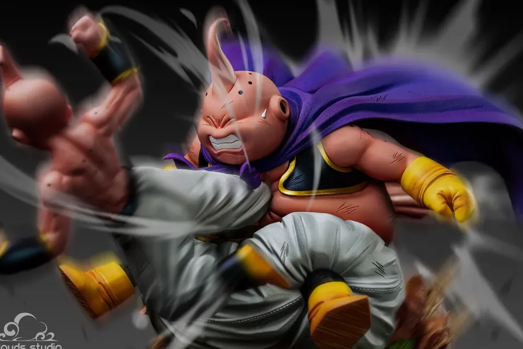 1/6 & 1/4 Scale Fat Buu VS Kid Buu - Dragon Ball Resin Statue - Clouds Studios