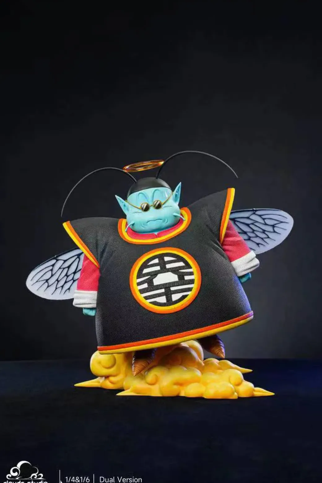 1/6 & 1/4 Scale Flying Ver. & Smiling Ver. King Kai - Dragon Ball Resin Statue - Clouds Studios