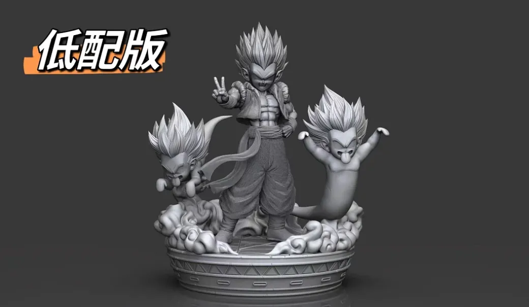 1/6 & 1/4 Scale Gotenks & Majin Buu - Dragon Ball Resin Statue - Two Percent Studio