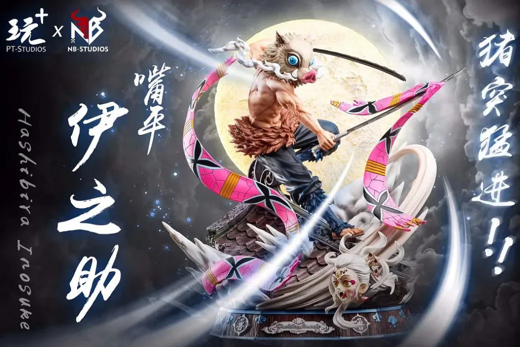 1/4 & 1/6 Scale Hashibira Inosuke with LED - Demon Slayer: Kimetsu no Yaiba Resin Statue - PT-Studios