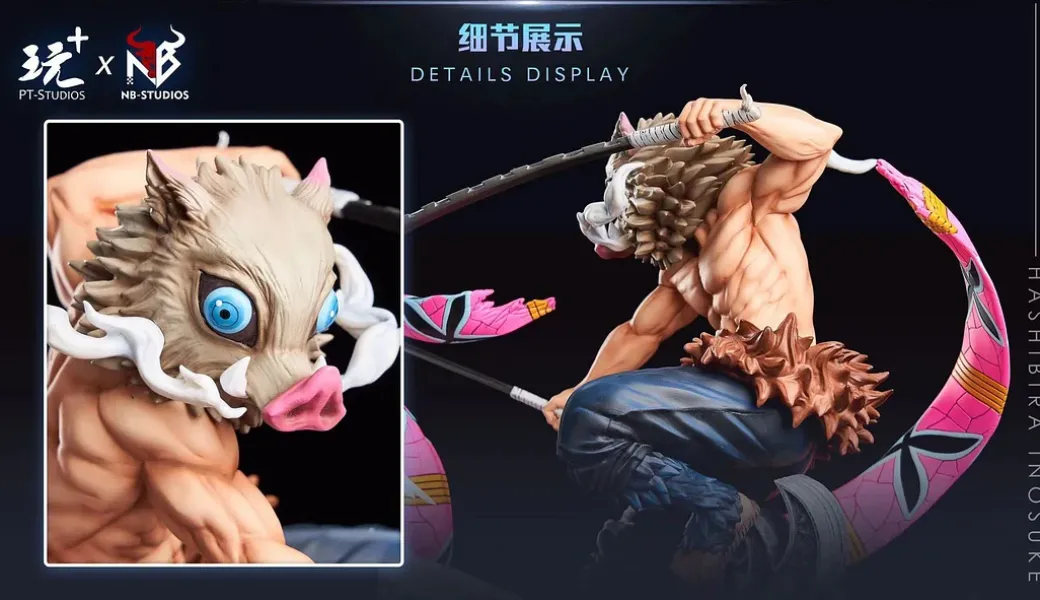 1/4 & 1/6 Scale Hashibira Inosuke with LED - Demon Slayer: Kimetsu no Yaiba Resin Statue - PT-Studios