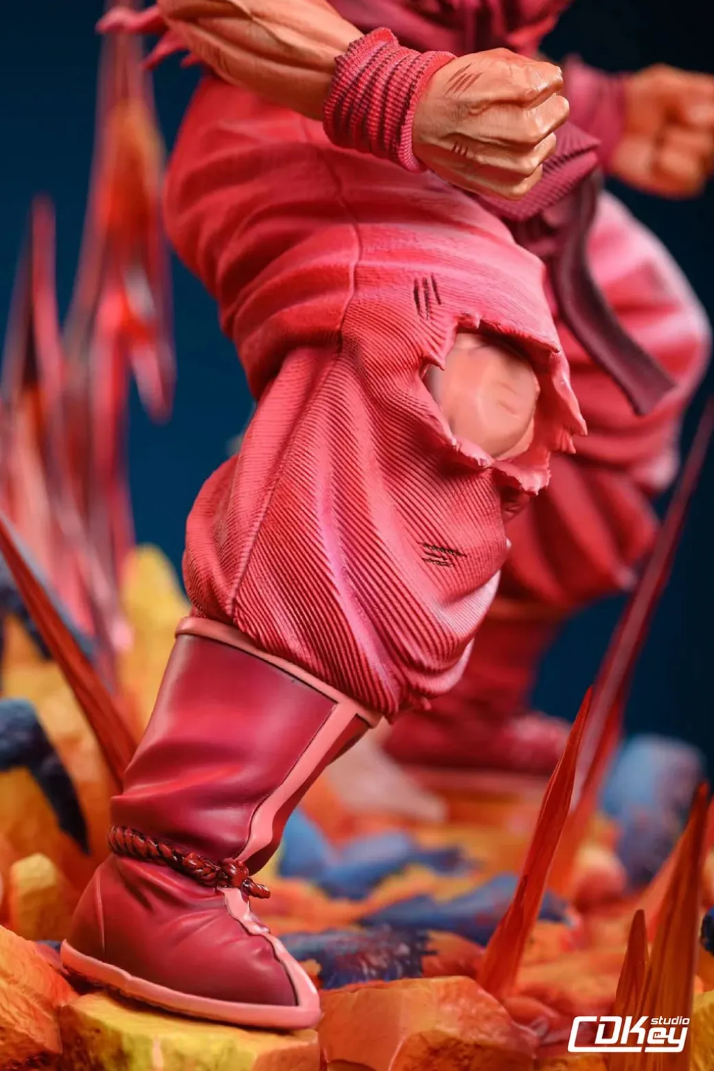 1/6 & 1/4 Scale Kaio-ken Son Goku - Dragon Ball Resin Statue - CDKey Studios