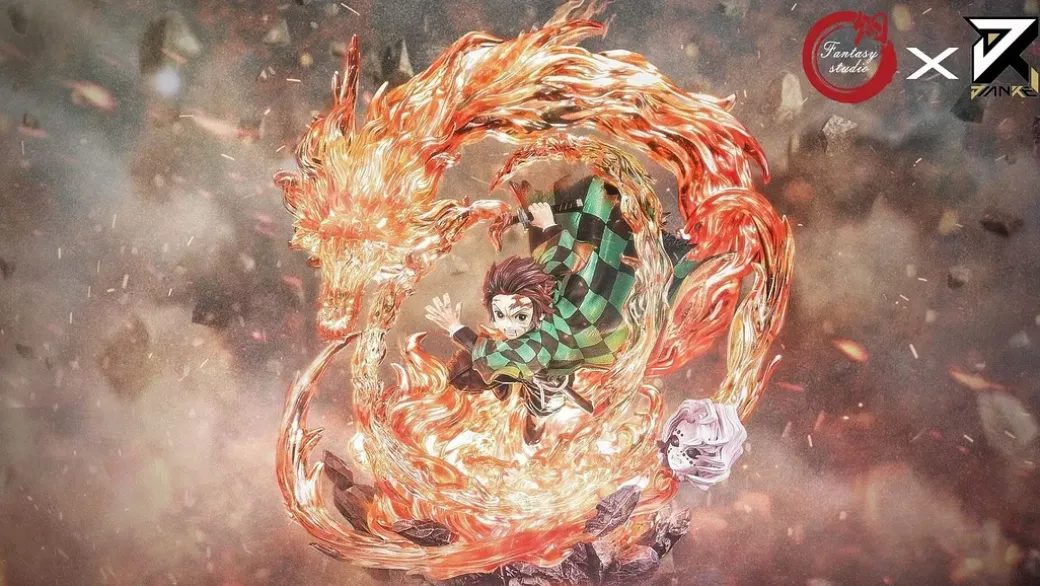 1/6 & 1/8 Scale Kamado Tanjiro with LED - Demon Slayer: Kimetsu no Yaiba Resin Statue - Fantasy Studios