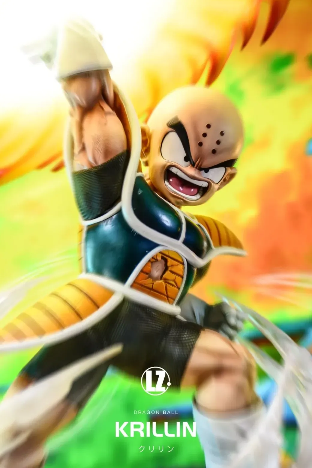 1/6 & 1/4 Scale Krillin with LED & Sound - Dragon Ball Resin Statue - LZ Studio