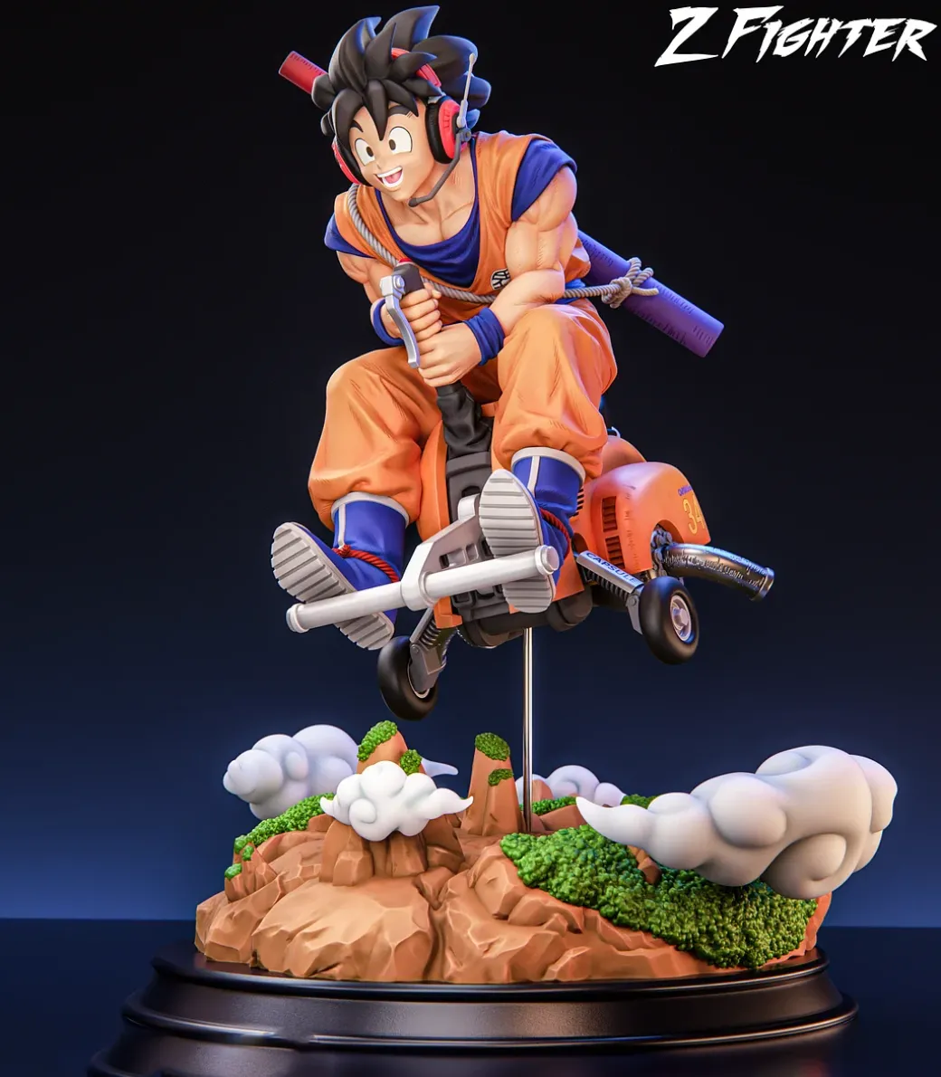 1/6 & 1/4 Scale Leisure Day Son Goku - Dragon Ball Resin Statue - Z Fighter Studio