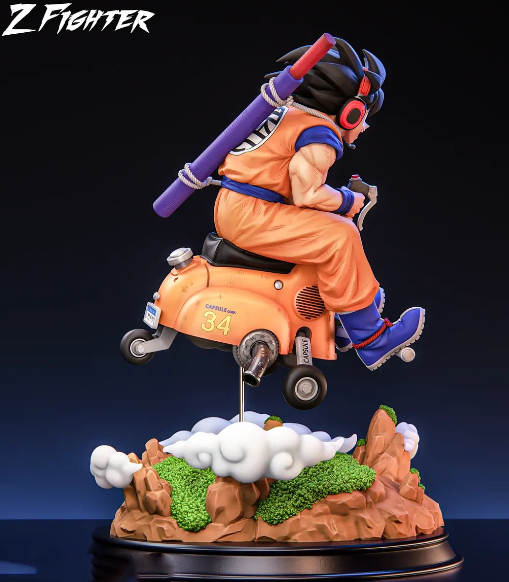 1/6 & 1/4 Scale Leisure Day Son Goku - Dragon Ball Resin Statue - Z Fighter Studio