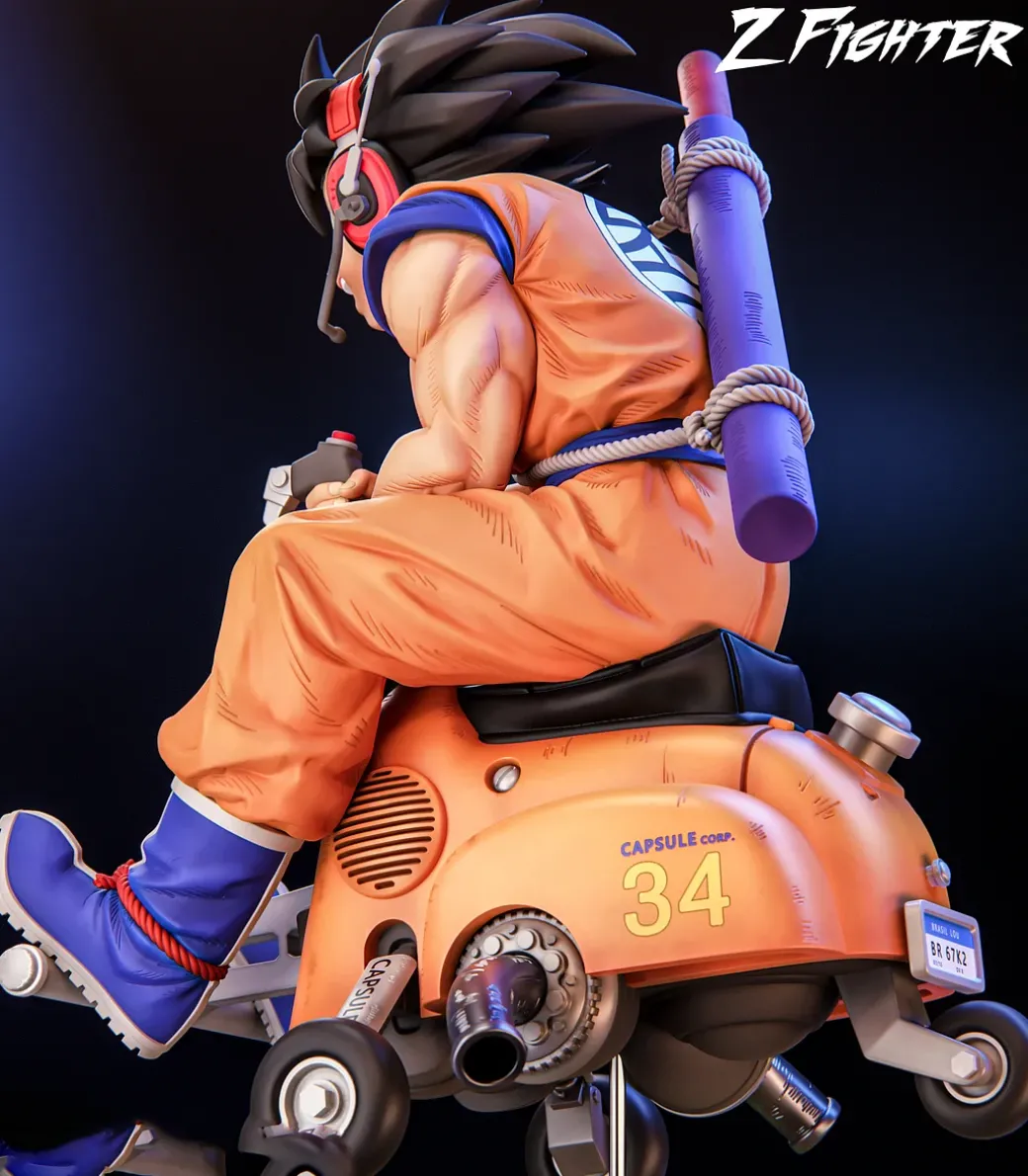 1/6 & 1/4 Scale Leisure Day Son Goku - Dragon Ball Resin Statue - Z Fighter Studio