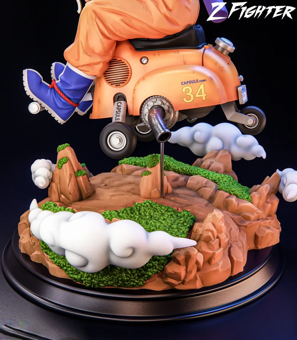 1/6 & 1/4 Scale Leisure Day Son Goku - Dragon Ball Resin Statue - Z Fighter Studio