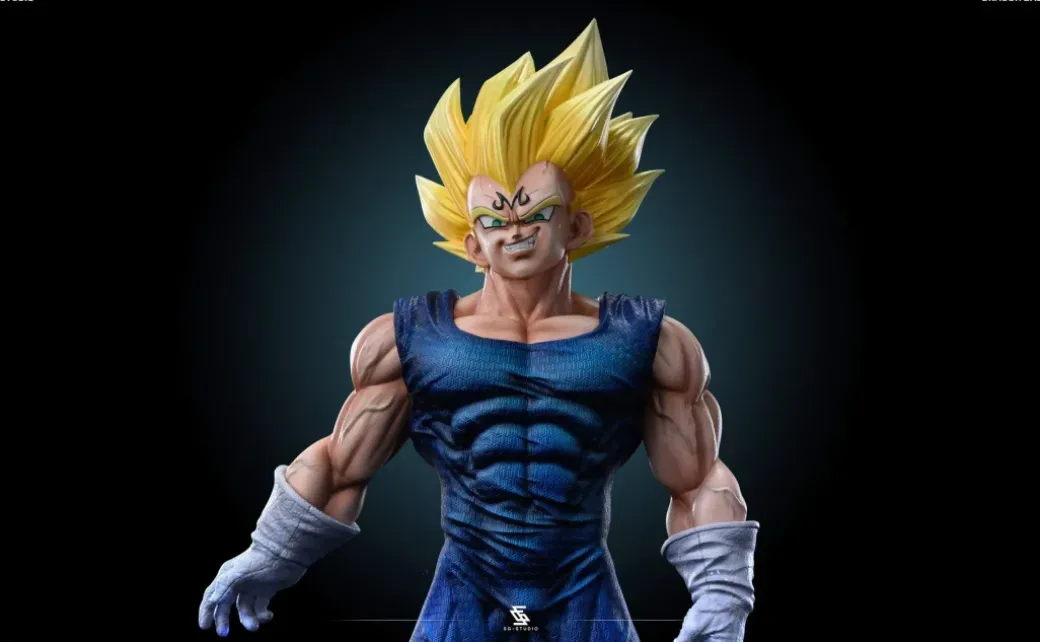 1/6 & 1/4 Scale Majin Vegeta - Dragon Ball Resin Statue - SG-Studio