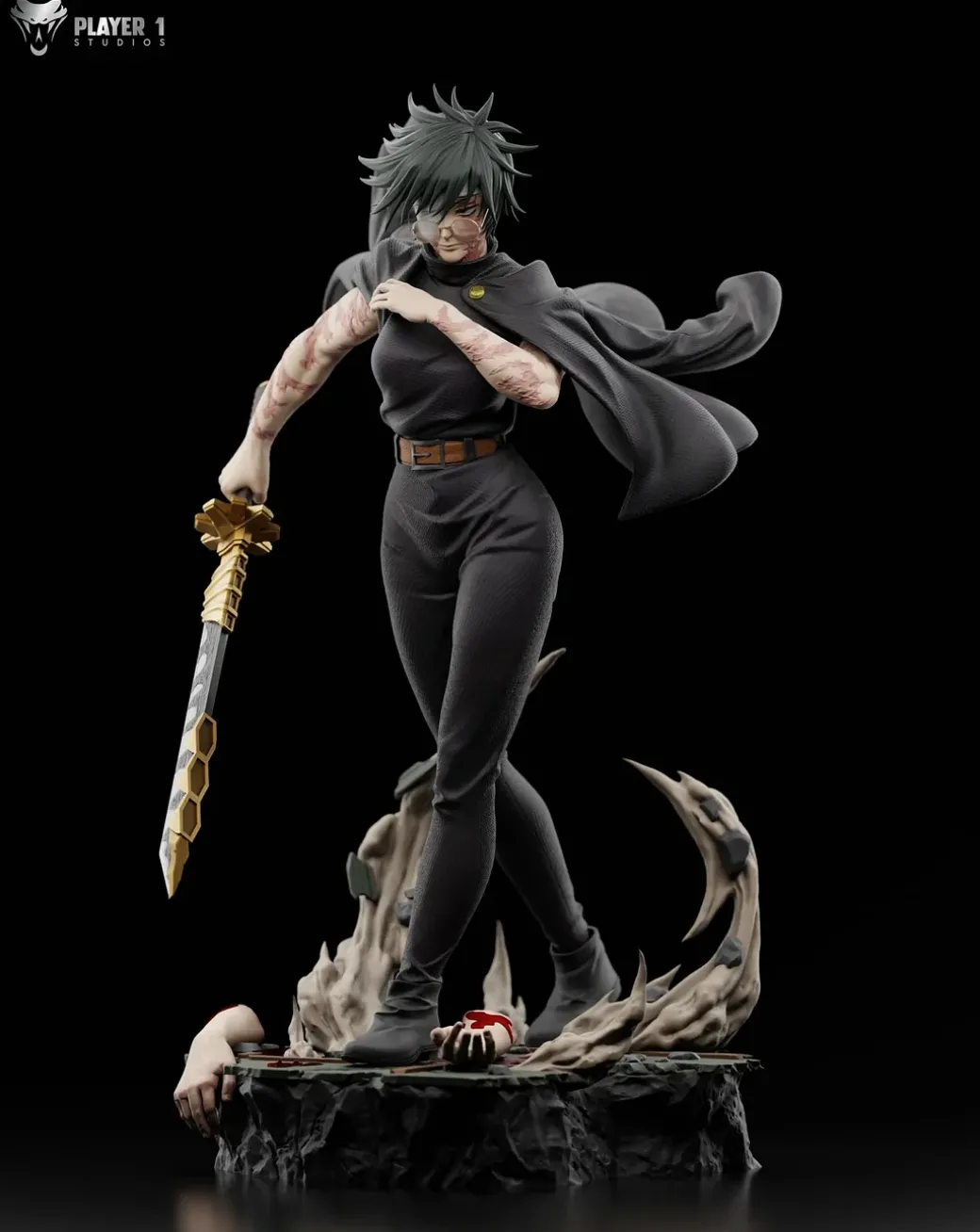 1/6 & 1/4 Scale Maki Zenin - Jujutsu Kaisen Resin Statue - Player 1 Studio