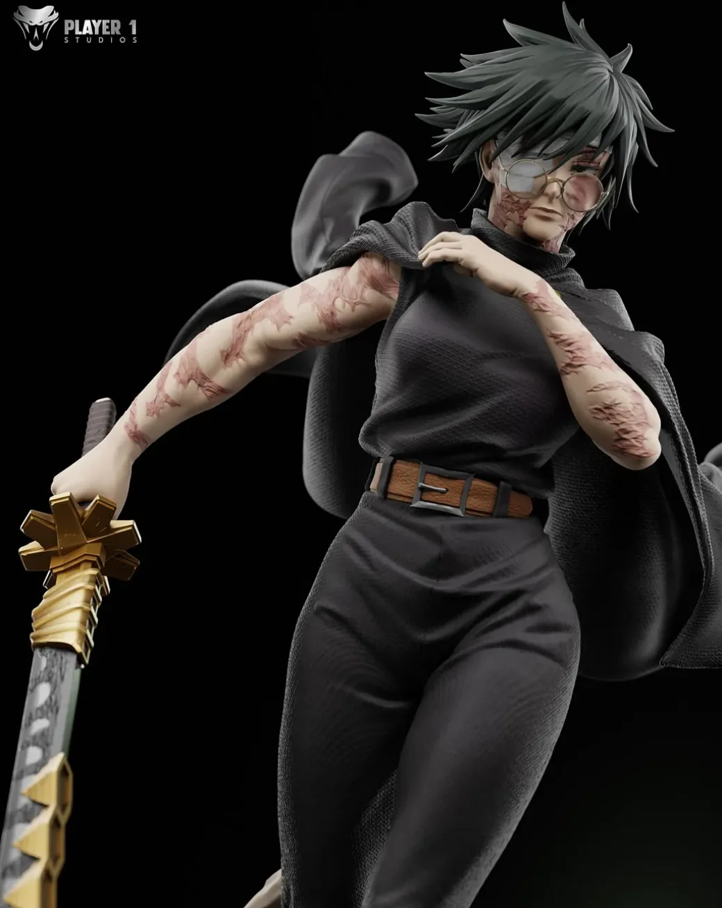 1/6 & 1/4 Scale Maki Zenin - Jujutsu Kaisen Resin Statue - Player 1 Studio