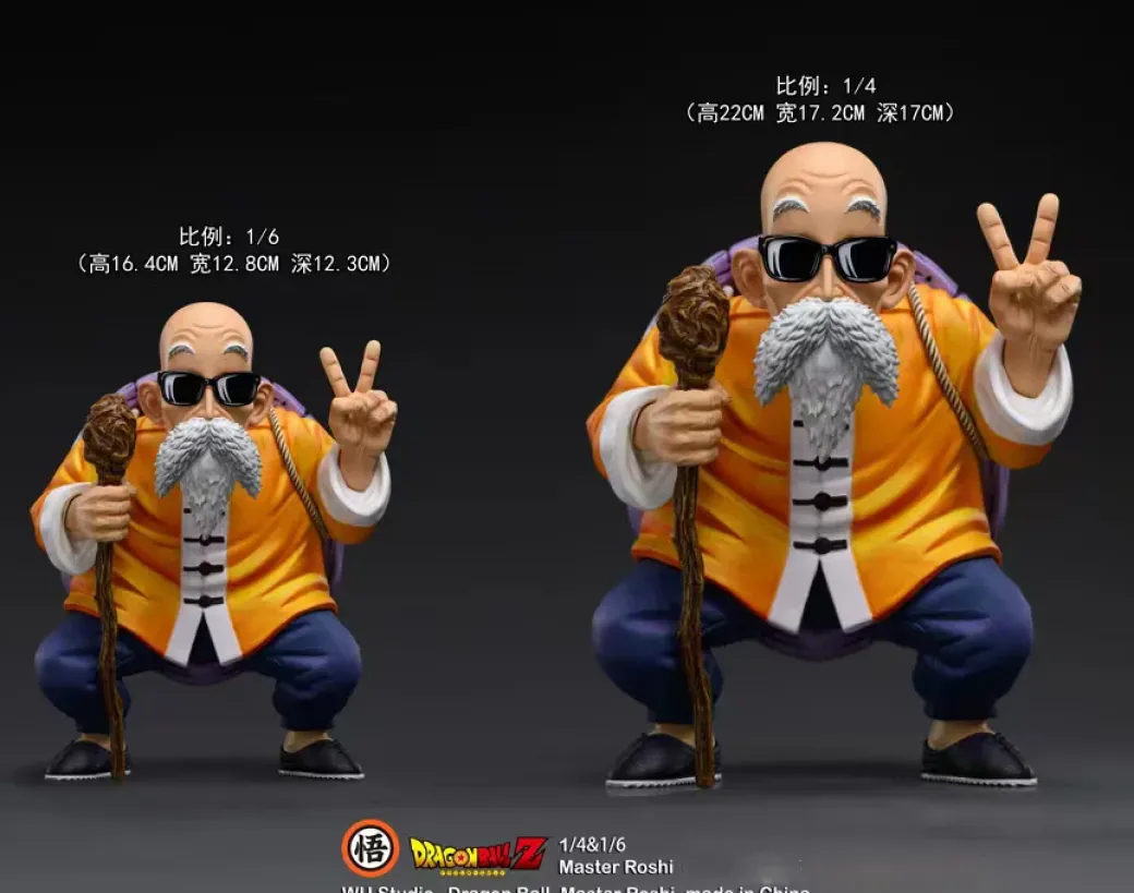 1/6 & 1/4 Scale Master Roshi - Dragon Ball Resin Statue - WU Studio