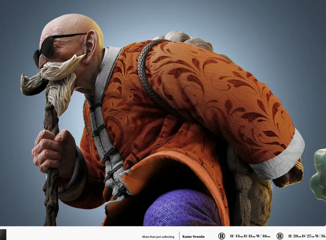 1/6 & 1/4 Scale Master Roshi - Dragon Ball Resin Statue - LAST SLEEP Studios