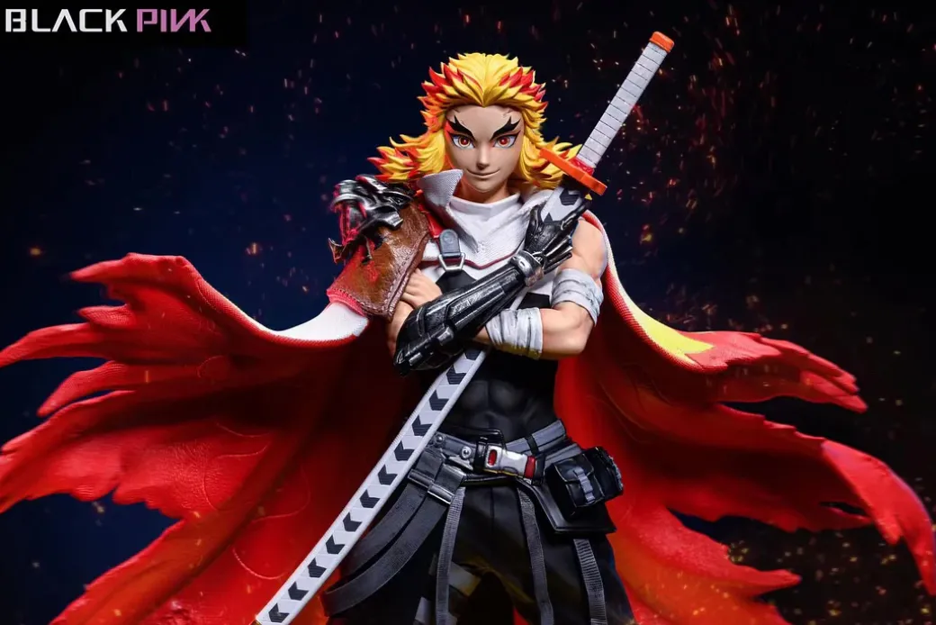 1/4 & 1/6 Scale Mecha Cyberpunk Series Kyojuro Rengoku with LED - Demon Slayer: Kimetsu no Yaiba Resin Statue - BLACKPINK Studio