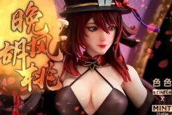 1/6 & 1/4 Scale Night Ver. Hu Tao - Genshin Impact Resin Statue - sese studio