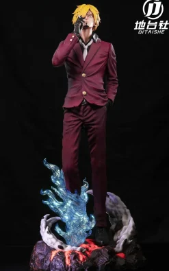 1/6 & 1/3 Scale Onigashima Sanji with LED - ONE PIECE Resin Statue - DiTaiShe Studio