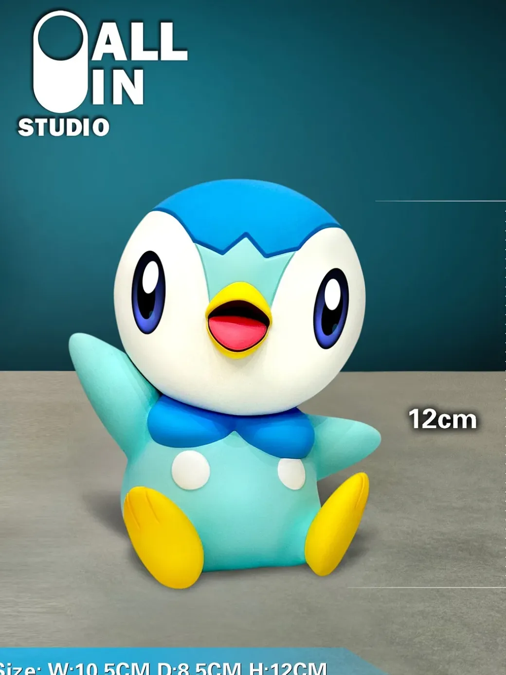 1/3 & 1/1 Scale Piplup - Pokemon Resin Statue - ALL IN Studio