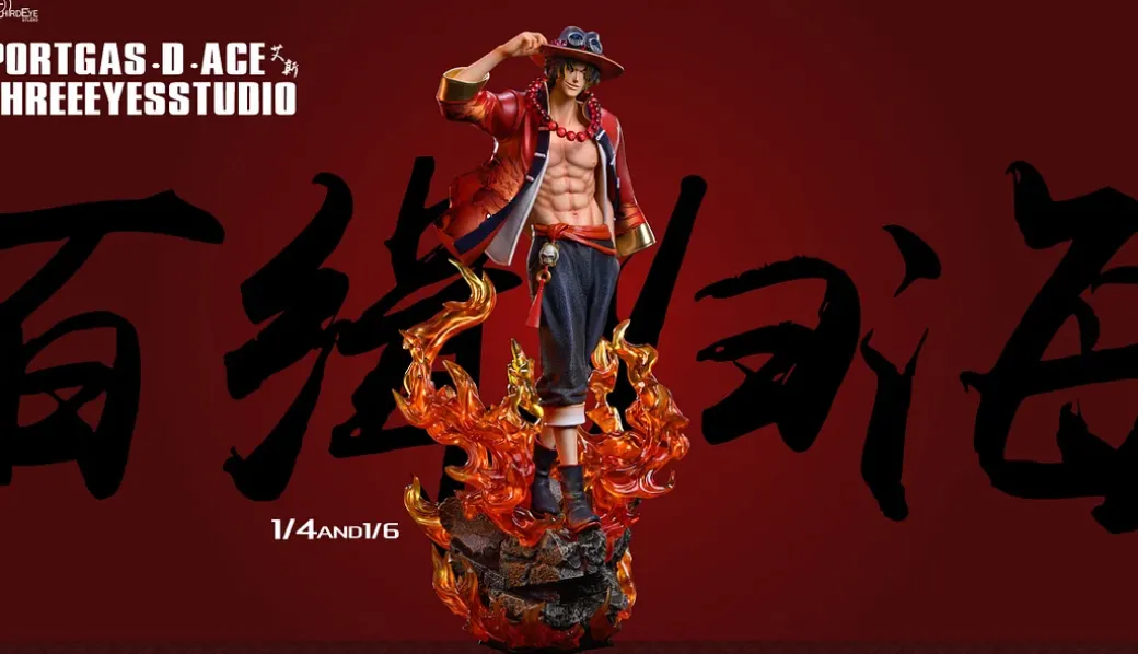 1/4 & 1/6 Scale Portgas D. Ace with LED - ONE PIECE Resin Statue - Third Eye Studios