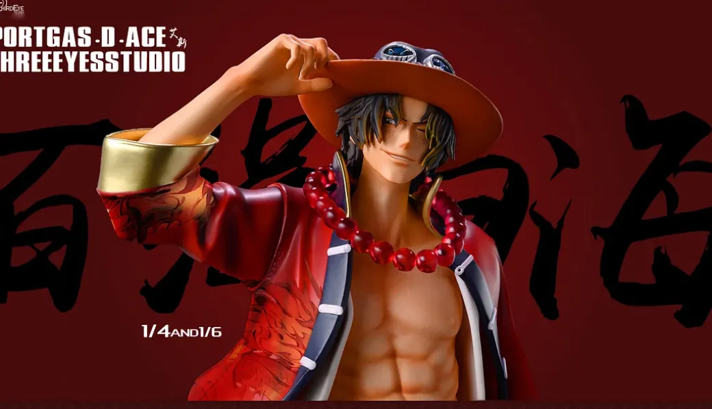 1/4 & 1/6 Scale Portgas D. Ace with LED - ONE PIECE Resin Statue - Third Eye Studios