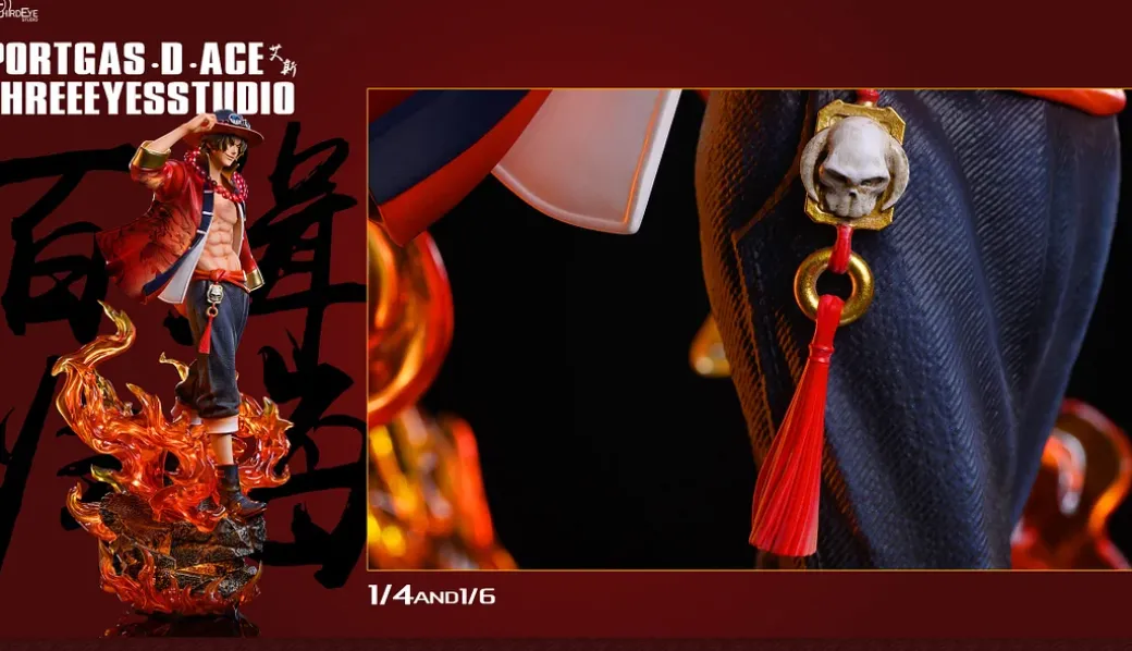 1/4 & 1/6 Scale Portgas D. Ace with LED - ONE PIECE Resin Statue - Third Eye Studios