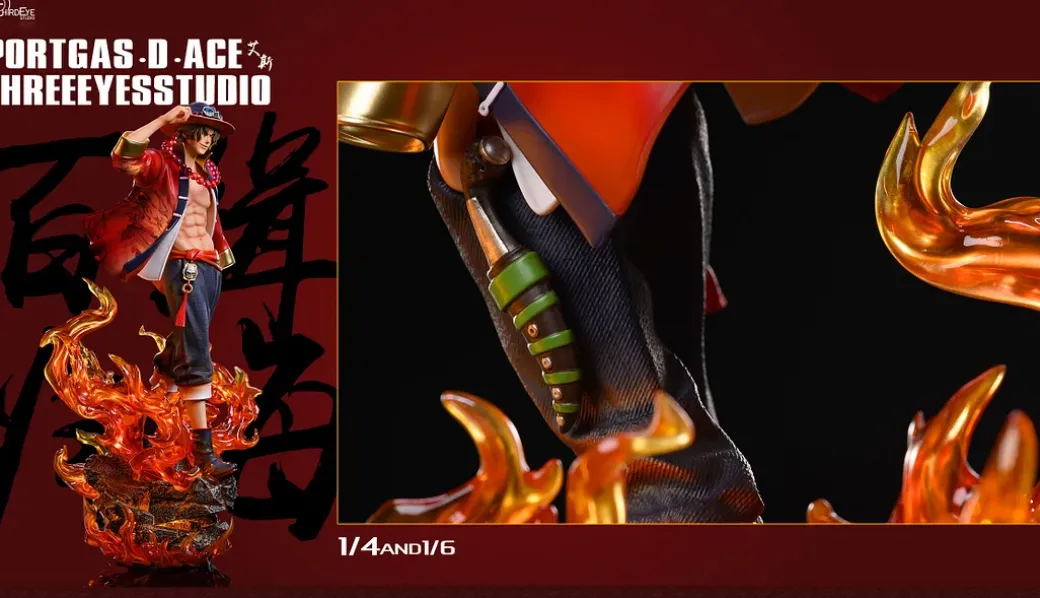 1/4 & 1/6 Scale Portgas D. Ace with LED - ONE PIECE Resin Statue - Third Eye Studios