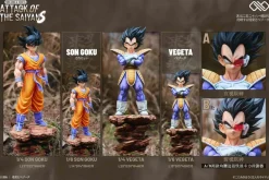 1/6 & 1/4 Scale Saiyan Coming Series Son Goku & Vegeta - Dragon Ball Resin Statue - Unlimited Studios