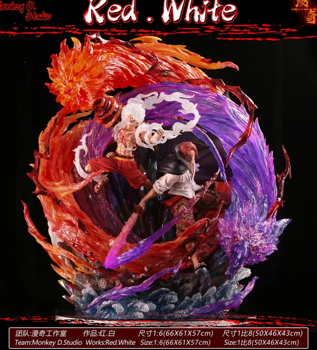 1/8 & 1/6 Scale Shanks & Nika Luffy with LED - ONE PIECE Statue - Monkey·D Studios